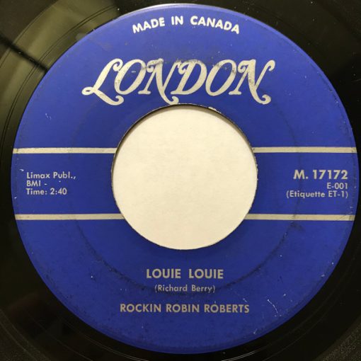 Rockin' Robin Roberts - Louie Louie / Maryann (7", Single) (Very Good Plus (VG+))