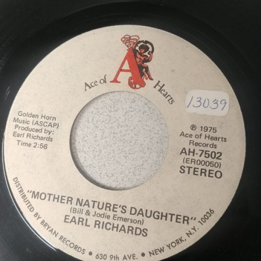 Earl Richards - My Babe / Mother Nature's Daughter (7", Single) (Very Good (VG))