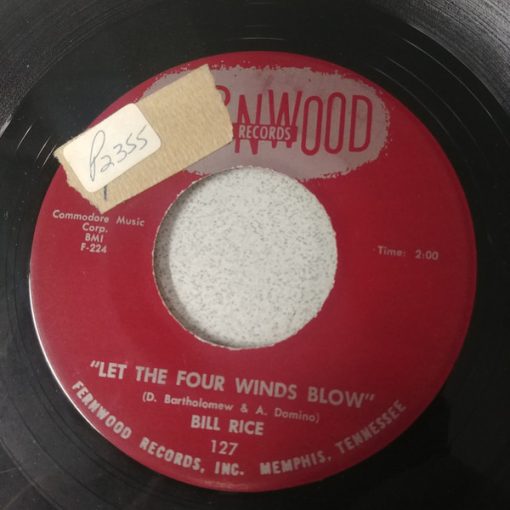 Bill Rice - Let The Four Winds Blow / How Will We Ever Be Together (7", Single) (Very Good (VG))