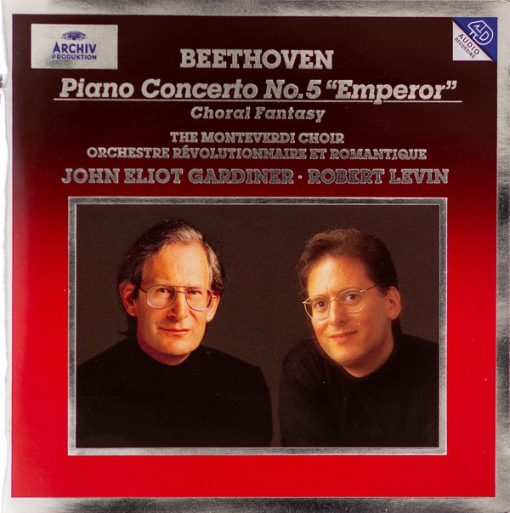 Ludwig van Beethoven, The Monteverdi Choir, Orchestre Révolutionnaire Et Romantique, John Eliot Gardiner ∙ Robert Levin - Piano Concerto No.5 "Emperor" / Choral Fantasy (CD) (Near Mint (NM or M-))