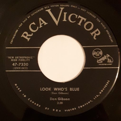 Don Gibson - Look Who's Blue / Give Myself A Party (7") (Near Mint (NM or M-))