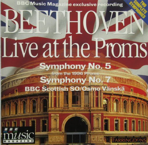 Ludwig van Beethoven — BBC Scottish Symphony Orchestra / Osmo Vänskä - Beethoven Live At The Proms: Symphonies Nos. 5 & 7 (CD, Album, Jew) (Near Mint (NM or M-))