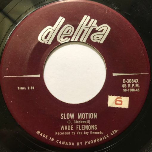 Wade Flemons - Slow Motion / Walking By The River (7") (Near Mint (NM or M-))