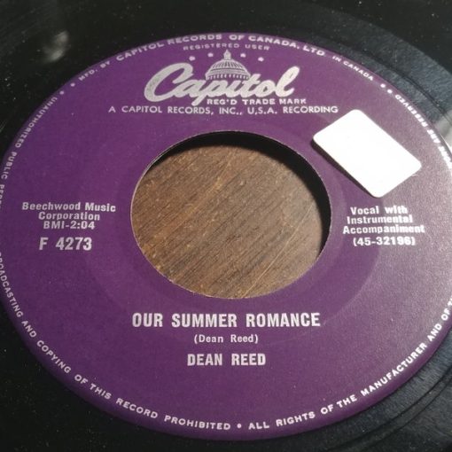 Dean Reed - Our Summer Romance / I Ain't Got You (7", Single) (Very Good Plus (VG+))