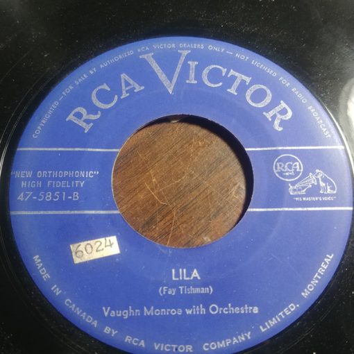 Vaughn Monroe And His Orchestra - Lila / Julie's Rainbow (7", Single) (Very Good Plus (VG+))