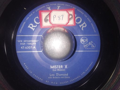 Leo Diamond - Mister X / Fantasia Mexicana (7", Single) (Very Good Plus (VG+))