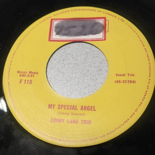 Sonny Land Trio - My Special Angel / The Spreading Chestnut (7", Single) (Near Mint (NM or M-))