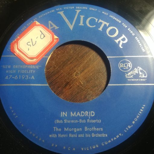 The Morgan Brothers - In Madrid / Fool Proof (7", Single) (Very Good Plus (VG+))