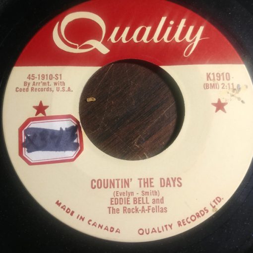 Eddie Bell And The Rock-A-Fellas (2) / The Rock-A-Fellas (2) - Countin' The Days / Night Party (7", Single) (Very Good Plus (VG+))