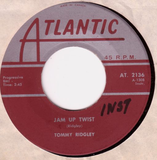 Tommy Ridgley - Jam Up Twist / Wish I had Never (7", Single, Bur) (Very Good Plus (VG+))