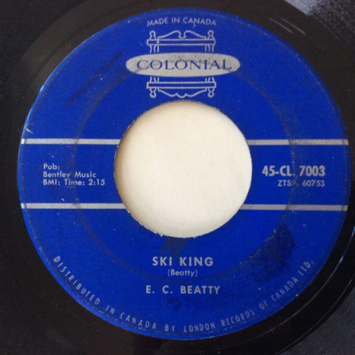 E.C. Beatty - Ski King / I'm A Lucky Man (7") (Near Mint (NM or M-))