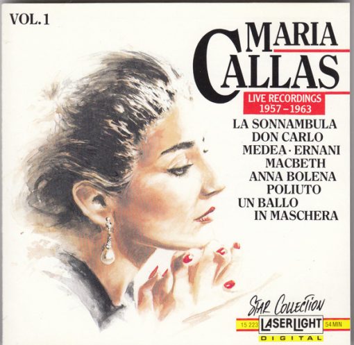 Maria Callas - Vol. 1 [Live Recordings 1957 - 1963] (CD, Comp) (Near Mint (NM or M-))