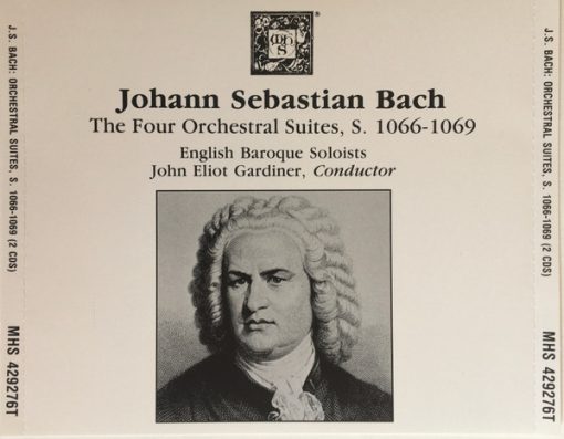 Johann Sebastian Bach, The English Baroque Soloists, John Eliot Gardiner - The Four Orchestral Suites, S. 1066-1069 (2xCD) (Near Mint (NM or M-))