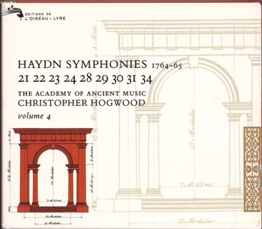 Joseph Haydn - The Academy Of Ancient Music, Christopher Hogwood - Symphonies 1764-65 / 21 22 23 24 28 29 30 31 34 / Volume 4 (3xCD, Album + Box, Sli) (Near Mint (NM or M-))