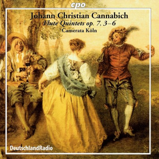 Christian Cannabich, Camerata Köln - Flute Quintets Op. 7, 3-6 (CD, Album) (Near Mint (NM or M-))