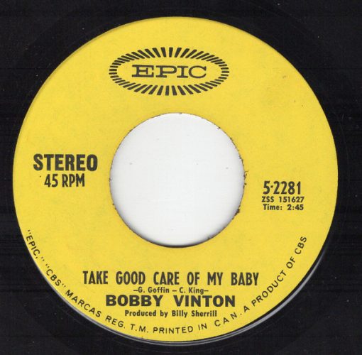 Bobby Vinton - Take Good Care Of My Baby  (7", Single, RE) (Near Mint (NM or M-))