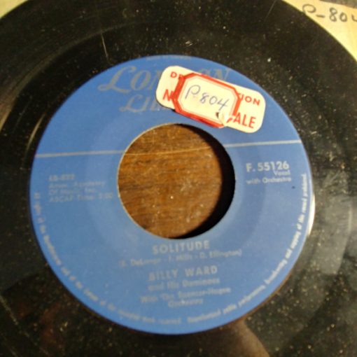 Billy Ward And His Dominoes - Solitude / (You Grow) Sweeter As The Years Go By (7", Single) (Very Good Plus (VG+))