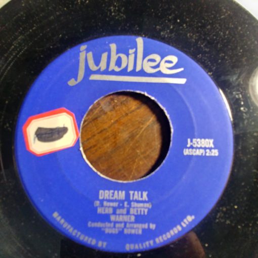 Herb & Betty Warner - Dream Talk / My Heart's Like A Rail (7", Single) (Very Good Plus (VG+))