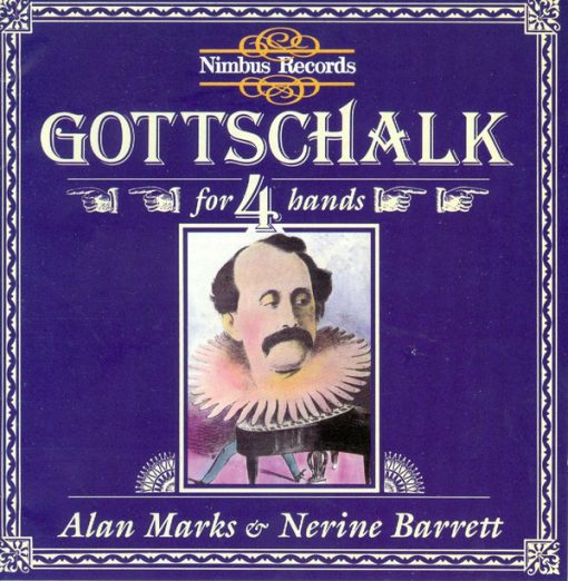 Louis Moreau Gottschalk, Alan Marks, Nerine Barrett - Piano Music For 4 Hands (CD, Album) (Near Mint (NM or M-))