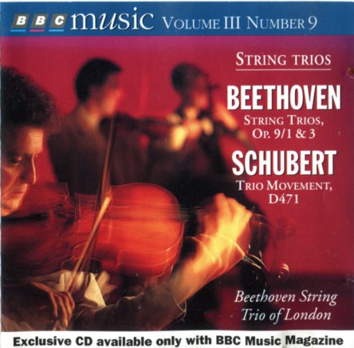 Ludwig van Beethoven / Franz Schubert - Beethoven String Trio Of London - String Trios (String Trios, Op. 9/1 & 3 / Trio Movement, D471) (CD) (Near Mint (NM or M-))