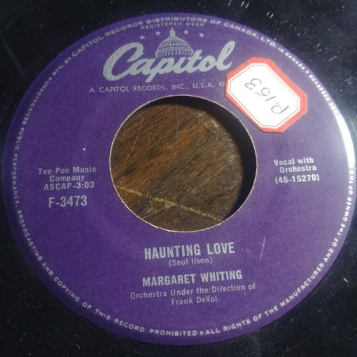 Margaret Whiting - Haunting Love / True Love (7", Single) (Very Good Plus (VG+))