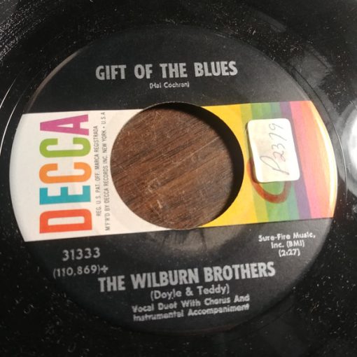 The Wilburn Brothers - Gift Of The Blues (7", Single) (Very Good Plus (VG+))