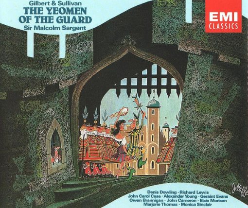 Gilbert & Sullivan, Sir Malcolm Sargent - The Yeomen Of The Guard (2xCD, Album) (Near Mint (NM or M-))