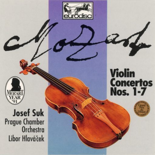 Wolfgang Amadeus Mozart, Josef Suk, Libor Hlaváček, Prague Chamber Orchestra - Violin Concertos Nos 1-7 (3xCD) (Near Mint (NM or M-))