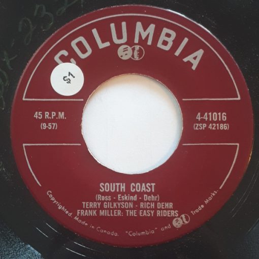 The Easy Riders - South Coast / Times (7") (Very Good Plus (VG+))