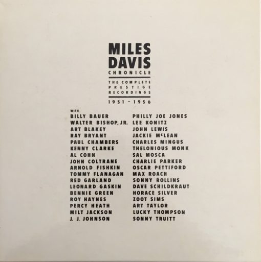 Miles Davis - Chronicle: The Complete Prestige Recordings 1951–1956 (12xLP, Comp + Box) (Mint (M))