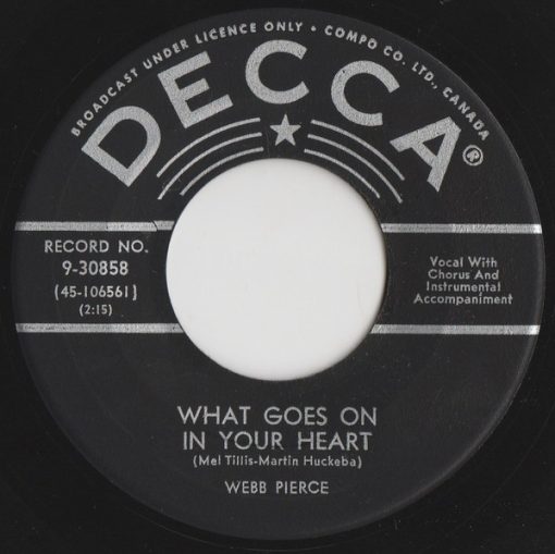 Webb Pierce - A Thousand Miles Ago / What Goes On In Your Heart (7", Single) (Near Mint (NM or M-))