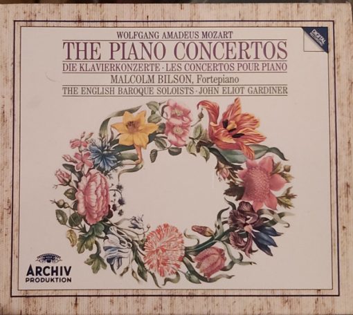 Wolfgang Amadeus Mozart - Malcolm Bilson, The English Baroque Soloists, John Eliot Gardiner - The Piano Concertos (9xCD, Comp + Box, Comp, RE) (Near Mint (NM or M-))