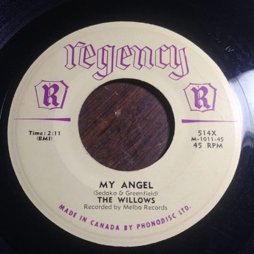 The Willows - My Angel / Do You Love Me (7", Single) (Very Good Plus (VG+))