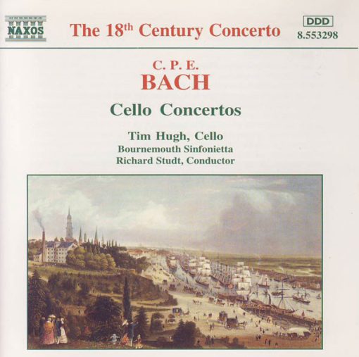 Carl Philipp Emanuel Bach, Tim Hugh, Bournemouth Sinfonietta, Richard Studt - Cello Concertos (CD, Album) (Near Mint (NM or M-))