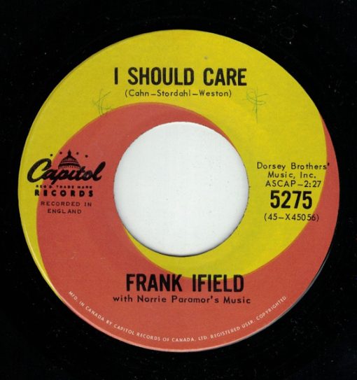 Frank Ifield - I Should Care / True Love Ways (7", Single) (Very Good Plus (VG+))