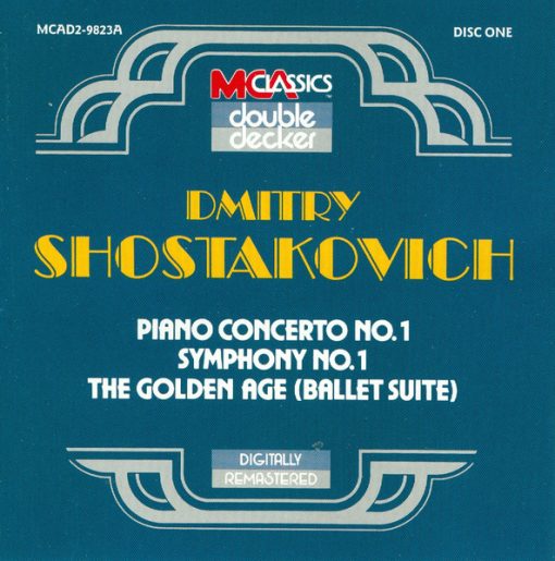 Dmitri Shostakovich - Piano Concerto No. 1 / Symphony No. 1 / The Golden Age (CD, Comp, RE, RM) (Near Mint (NM or M-))