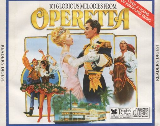 The London Promenade Orchestra, Eric Hammerstein - 101 Glorious Melodies From Operetta (3xCD, Album, RM + 2xCD, Album, RM) (Near Mint (NM or M-))