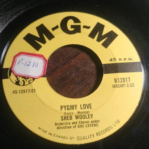 Sheb Wooley - Pygmy Love / Careless Hands (7", Single) (Very Good Plus (VG+))