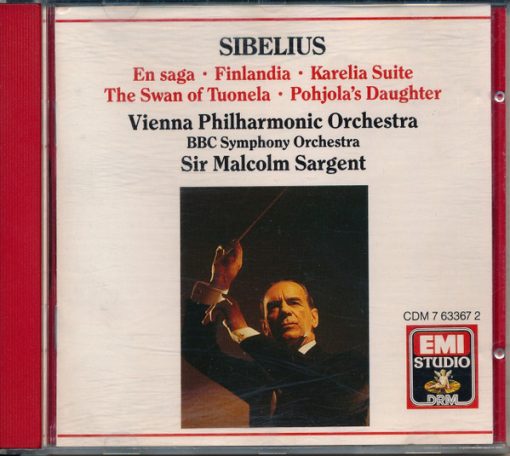 Jean Sibelius - Wiener Philharmoniker, BBC Symphony Orchestra, Sir Malcolm Sargent - En Saga • Finlandia • Karelia Suite • The Swan Of Tuonela • Pohjola's Daughter (CD, Comp) (Near Mint (NM or M-))