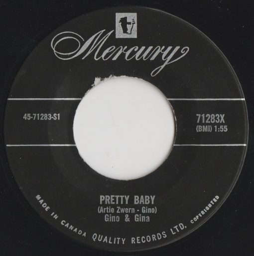 Gino & Gina - Pretty Baby (7", Single) (Near Mint (NM or M-))