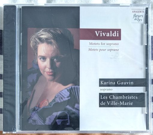 Antonio Vivaldi, Karina Gauvin, Les Chambristes de Ville-Marie - Motets For Soprano (CD) (Near Mint (NM or M-))