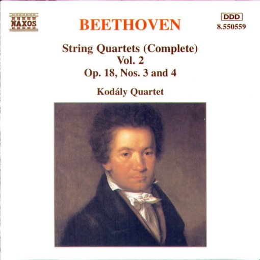 Ludwig van Beethoven, Kodály Quartet - String Quartets (Complete) Vol. 2 Op. 18, Nos. 3 And 4 (CD, Album, RE) (Near Mint (NM or M-))