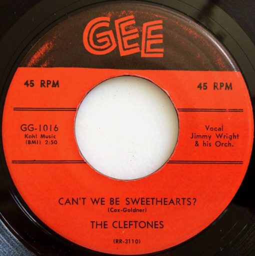 The Cleftones - Can't We Be Sweethearts? (7", Single) (Very Good Plus (VG+))