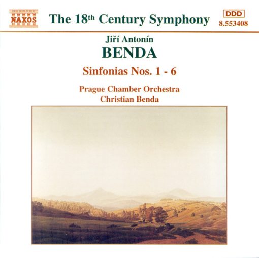 Georg Anton Benda, Prague Chamber Orchestra, Christian Benda - Sinfonias Nos. 1-6 (CD, Album) (Near Mint (NM or M-))