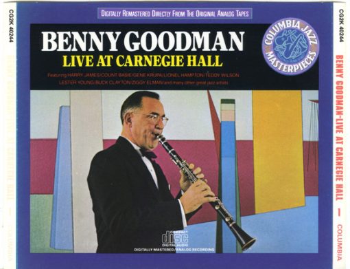 Benny Goodman - Live At Carnegie Hall (2xCD, Album, Mono, Club, RE, RM) (Mint (M))