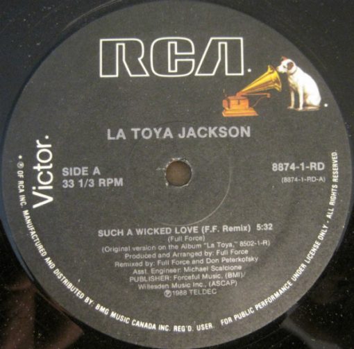 La Toya Jackson - Such A Wicked Love (12") (Mint (M))