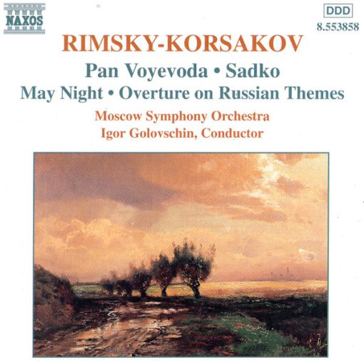 Nikolai Rimsky-Korsakov, The Moscow Symphony Orchestra, Igor Golovschin - Pan Voyevoda / Sadko / May Night / Overture On Russian Themes (CD, Album) (Near Mint (NM or M-))