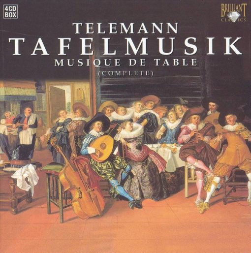 Georg Philipp Telemann - Tafelmusik • Musique De Table (Complete) (4xCD, Album + Box) (Near Mint (NM or M-))