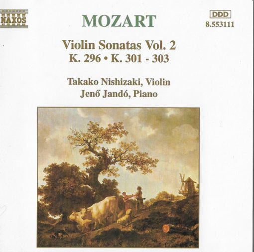 Wolfgang Amadeus Mozart, Takako Nishizaki, Jenö Jandó - Violin Sonatas Vol. 2 K. 296 K. 301-303 (CD) (Near Mint (NM or M-))