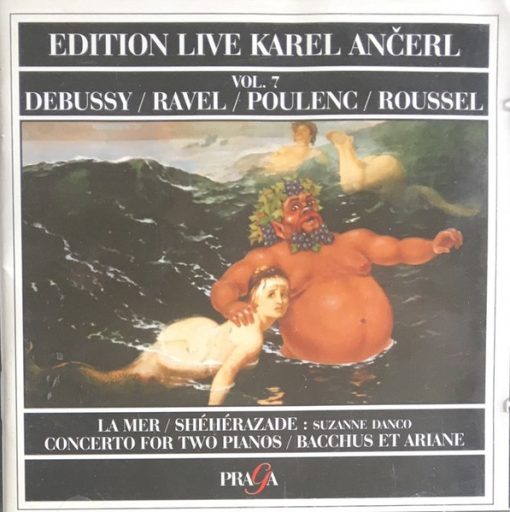 Karel Ančerl, Claude Debussy, Maurice Ravel, Francis Poulenc, Albert Roussel - La Mer / Shéhérazade / Concerto For Two Pianos / Bacchus Et Ariane (CD) (Near Mint (NM or M-))